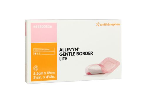 ALLEVYN Gentle Border Lite 5,5x12 cm Schaumverb. – PZN 09431233 (PZN 09431233)