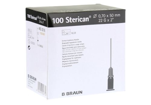 STERICAN Kanülen 22 Gx2 0,7x50 mm – PZN 05466542 (PZN 05466542)