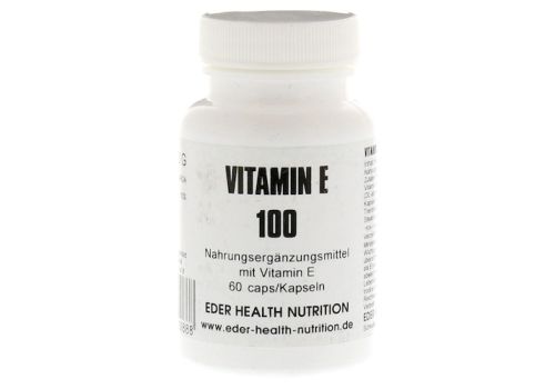 VITAMIN E 100 Kapseln – PZN 06616943 (PZN 06616943)