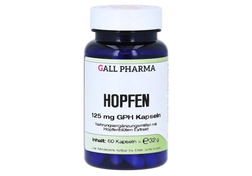 HOPFEN 125 mg GPH Kapseln – PZN 09645307 (PZN 09645307)