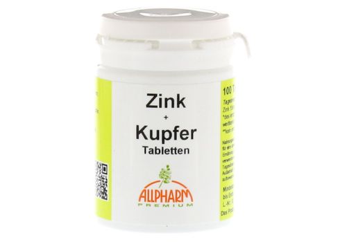 ZINK TABLETTEN – PZN 00328485 (PZN 00328485)