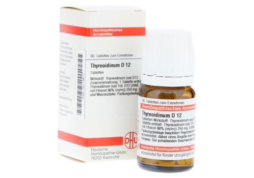 THYREOIDINUM D 12 Tabletten – PZN 02119917 (PZN 02119917)