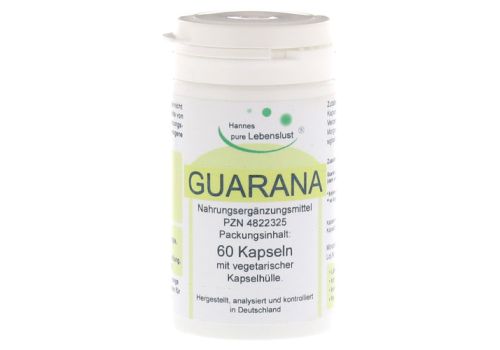 GUARANA PUR Kapseln – PZN 04822325 (PZN 04822325)