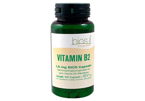 VITAMIN B2 1,6 mg Bios Kapseln – PZN 06054764 (PZN 06054764)