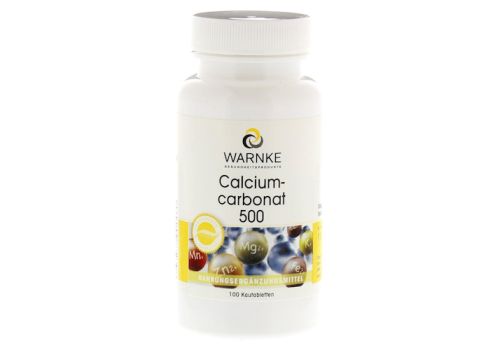 CALCIUMCARBONAT 500 Kautabletten – PZN 03465900 (PZN 03465900)