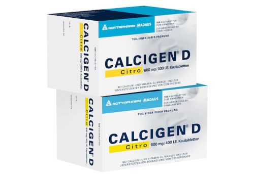 CALCIGEN D Citro 600mg/400 I.E. – PZN 06893714 (PZN 06893714)