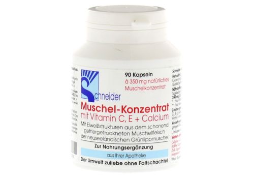 MUSCHEL KONZENTRAT m.Vitaminen Kapseln – PZN 04122214 (PZN 04122214)