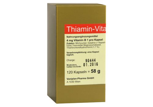 THIAMIN Kapseln Vitamin B1 – PZN 00574089 (PZN 00574089)