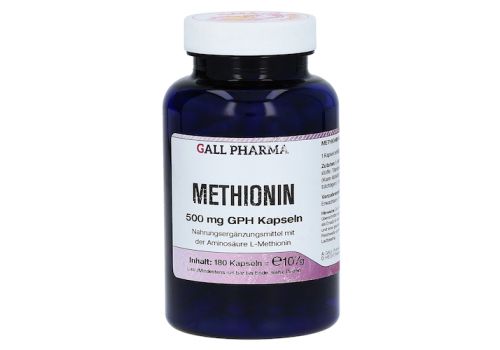 METHIONIN 500 mg GPH Kapseln – PZN 00128409 (PZN 00128409)