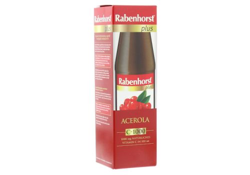 Rabenhorst Acerola plus C 1000 ungesüßt – PZN 10283565 (PZN 10283565)