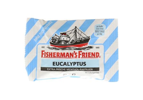 FISHERMANS FRIEND Eucalyptus ohne Zucker Pastillen – PZN 02192825 (PZN 02192825)