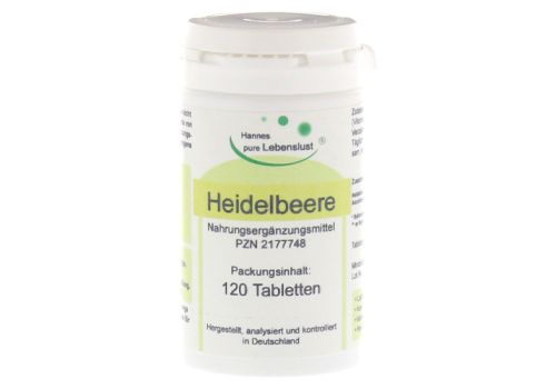 HEIDELBEER TABLETTEN – PZN 02177748 (PZN 02177748)