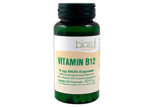 VITAMIN B12 9 µg Bios Kapseln – PZN 06054758 (PZN 06054758)