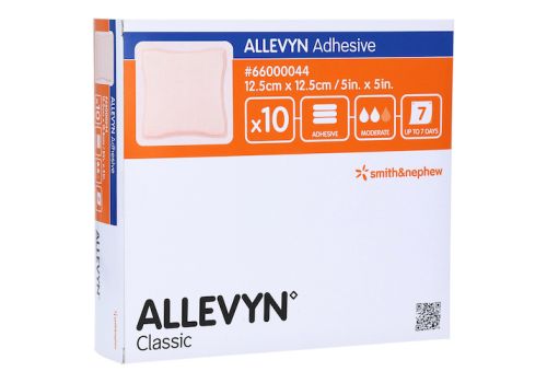 ALLEVYN Adhesive 12,5x12,5 cm haftende Wundauflage – PZN 11035094 (PZN 11035094)