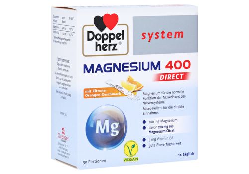 DOPPELHERZ Magnesium 400 DIRECT system Pellets – PZN 13590078 (PZN 13590078)