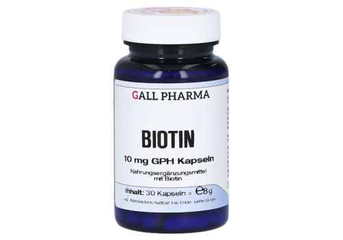 BIOTIN 10 mg GPH Kapseln – PZN 13250885 (PZN 13250885)