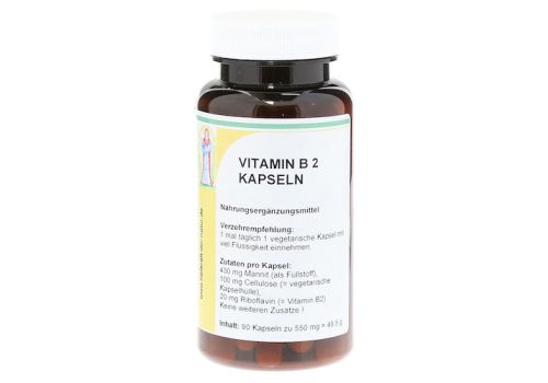 VITAMIN B2 20 mg Riboflavin Kapseln – PZN 11169386 (PZN 11169386)