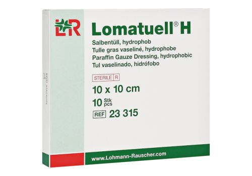 LOMATUELL H Salbentüll 10x10 cm steril CPC – PZN 02830504 (PZN 02830504)