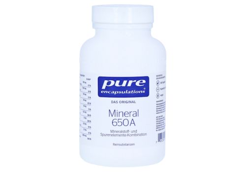 PURE ENCAPSULATIONS Mineral 650A Kapseln – PZN 05133527 (PZN 05133527)