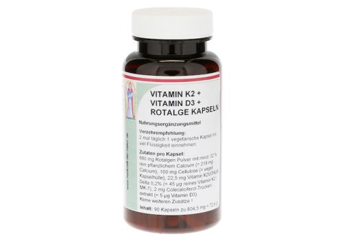 VITAMIN K2+VITAMIN D3+Rotalge Kapseln – PZN 11169498 (PZN 11169498)