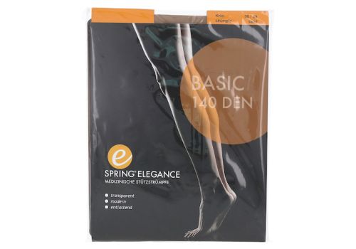 SPRING ELEGANCE Basic 140den AD 38/39 sand – PZN 11039270 (PZN 11039270)