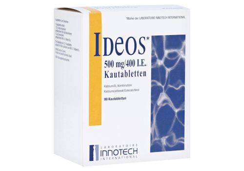 IDEOS 500 mg/400 I.E. Kautabletten – PZN 10210856 (PZN 10210856)