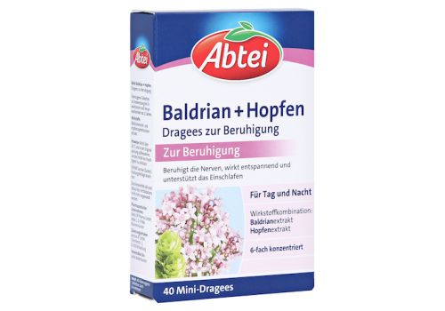 Abtei Baldrian+Hopfen Dragees zur Beruhigung – PZN 12453623 (PZN 12453623)