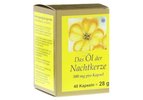 NACHTKERZE ÖL Kapseln 500 mg – PZN 07463648 (PZN 07463648)