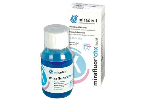 MIRADENT Mundspüllösung mirafluor CHX 0,06% – PZN 04443119 (PZN 04443119)