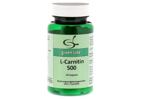 L-CARNITIN 500 Kapseln – PZN 05382905 (PZN 05382905)