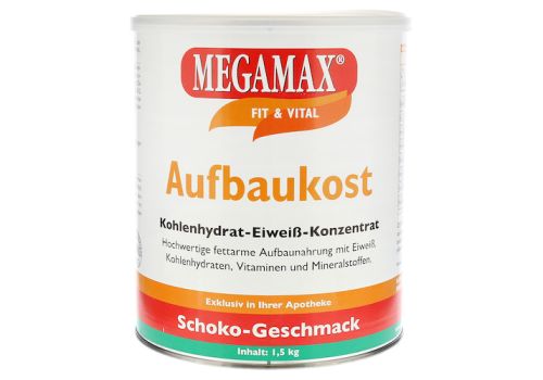 MEGAMAX Aufbaukost Schoko Pulver – PZN 00815564 (PZN 00815564)