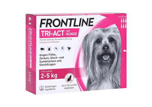 FRONTLINE Tri-Act Lsg.z.Auftropfen f.Hunde 2-5 kg – PZN 16359849 (PZN 16359849)