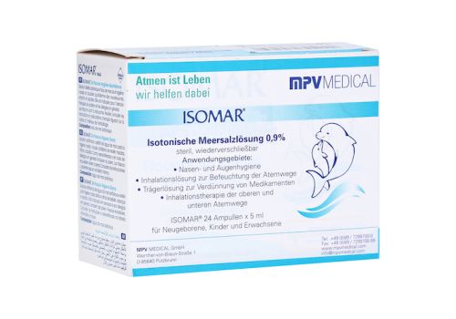 ISOMAR isotonische Meersalzlösung 0,9% Ampullen – PZN 11732255 (PZN 11732255)