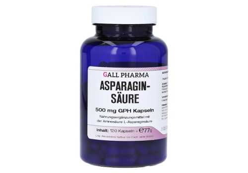 ASPARAGINSÄURE 500 mg GPH Kapseln – PZN 00127835 (PZN 00127835)