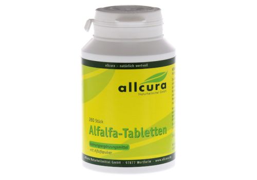 ALFALFA TABLETTEN – PZN 04374341 (PZN 04374341)