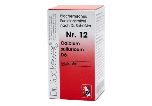 BIOCHEMIE 12 Calcium sulfuricum D 6 Tabletten – PZN 03886702 (PZN 03886702)