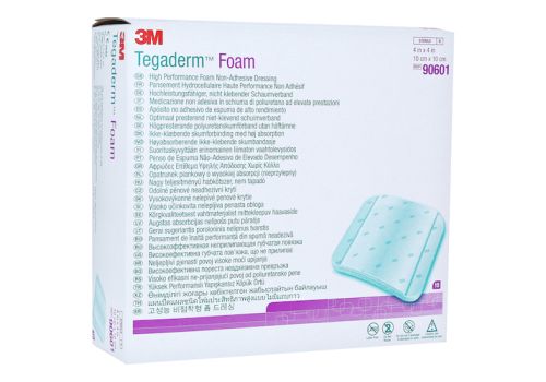 TEGADERM Foam Verband 10x10 cm 90601 – PZN 11689909 (PZN 11689909)