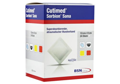 CUTIMED Sorbion SANA Wundauflage 12x12 cm – PZN 11361592 (PZN 11361592)