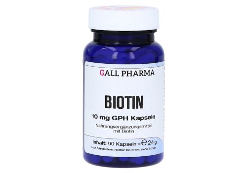 BIOTIN 10 mg GPH Kapseln – PZN 13250916 (PZN 13250916)