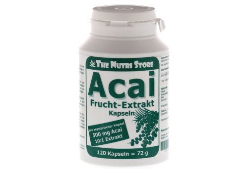 ACAI FRUCHT Extrakt 500 mg vegetarische Kapseln – PZN 05526296 (PZN 05526296)