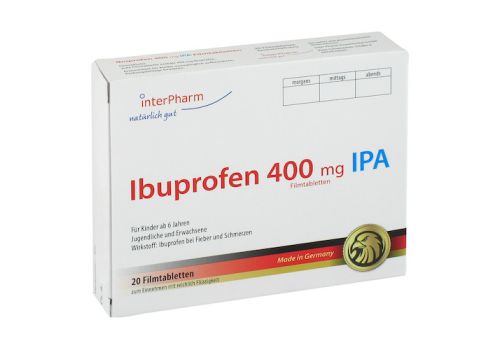 Ibuprofen 400mg IPA – PZN 11380098 (PZN 11380098)