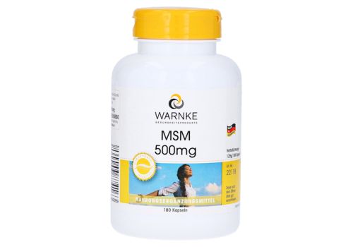 MSM 500 mg Kapseln – PZN 12343774 (PZN 12343774)