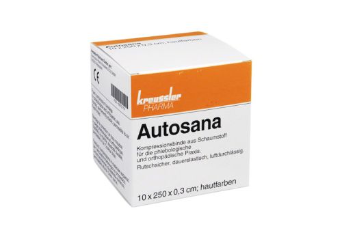 AUTOSANA 10cmx2,5mx0,3cm hautf. Binden – PZN 00092278 (PZN 00092278)