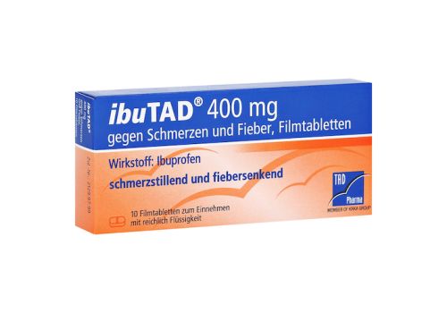 IbuTAD 400mg gegen Schmerzen und Fieber – PZN 06407530 (PZN 06407530)