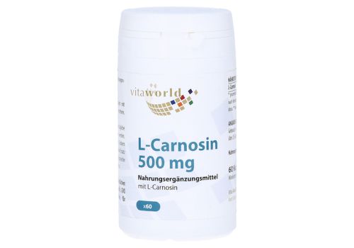 L-CARNOSIN 500 mg Kapseln – PZN 07099013 (PZN 07099013)