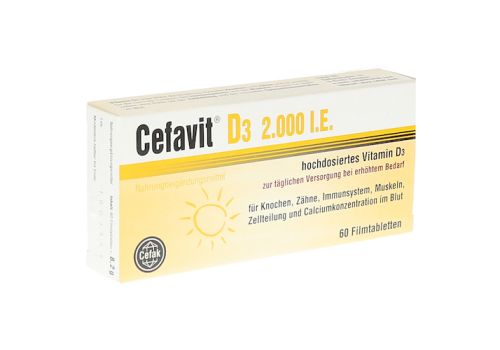 CEFAVIT D3 2.000 I.E. Filmtabletten – PZN 12490021 (PZN 12490021)