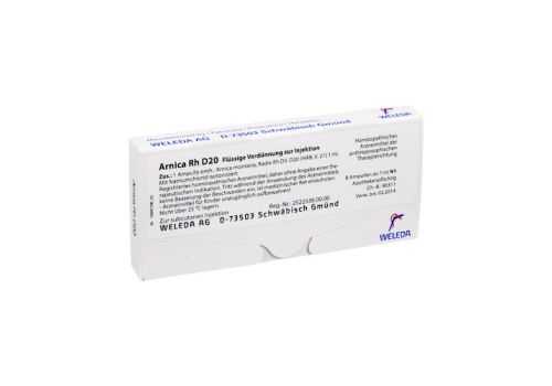 ARNICA RH D 20 Ampullen – PZN 01618676 (PZN 01618676)