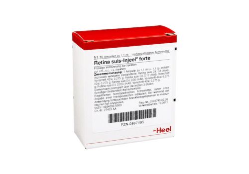 RETINA SUIS Injeel forte Ampullen – PZN 00867495 (PZN 00867495)