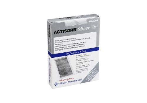 ACTISORB 220 Silver 6,5x9,5 cm steril Kompressen – PZN 01666729 (PZN 01666729)