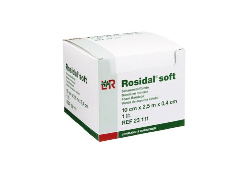 ROSIDAL Soft Binde 10x0,4 cmx2,5 m – PZN 00886860 (PZN 00886860)